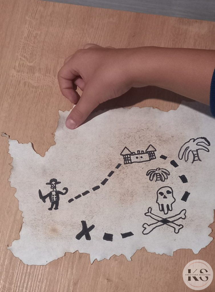 Dječja Karta s Blagom – Uradi sam