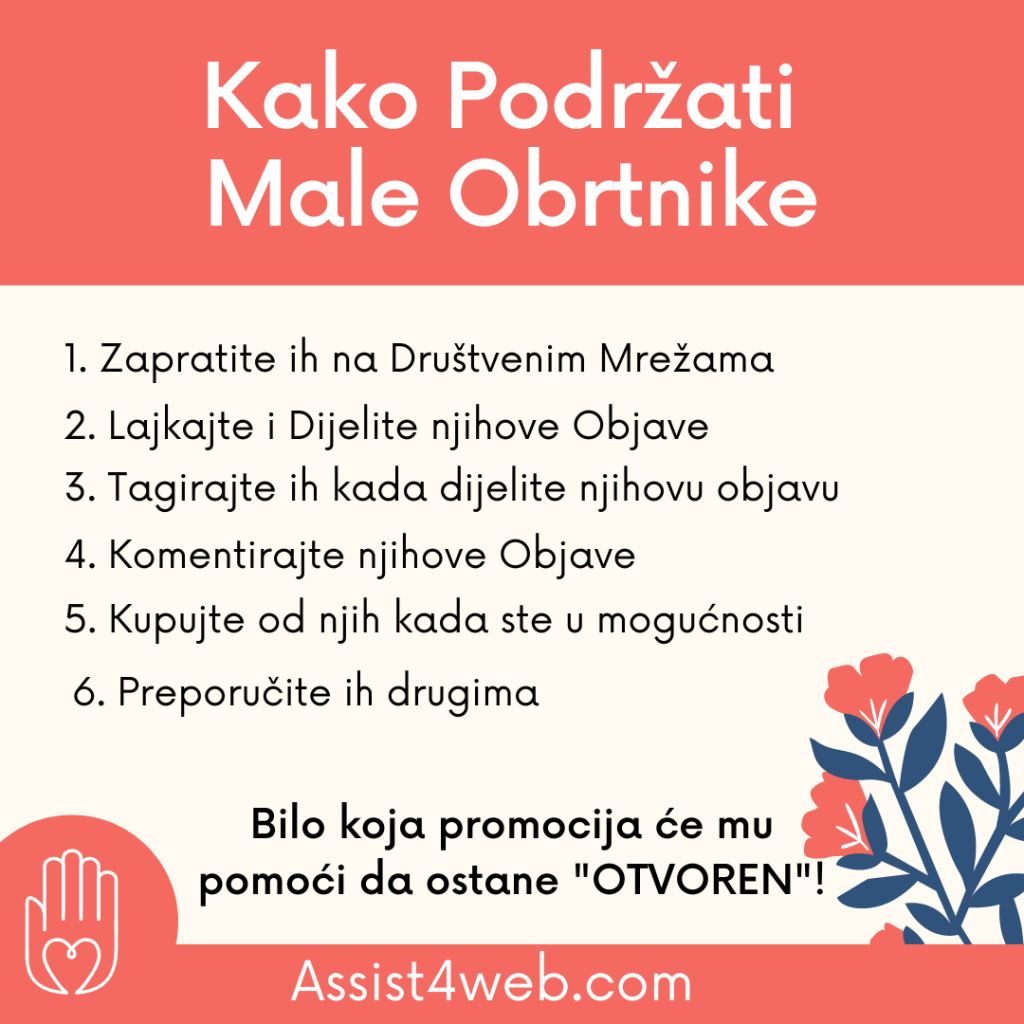 Kako Podržati Male Obrtnike